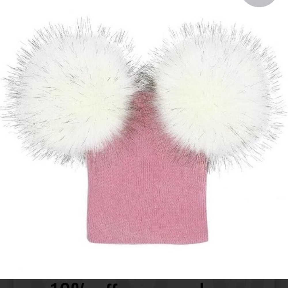 Double Pom Pom Beanie